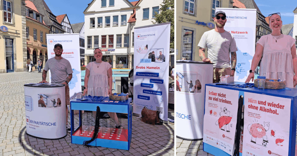 Die Drobs Hameln und die ABW Hameln beteiligten sich an der Aktionswoche Alkohol
